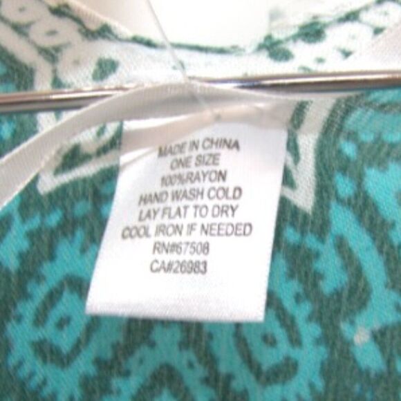 NWT Women's One Size Lightweight Flowy Kimono Swimsuit Cover Up - Picture 7 of 8